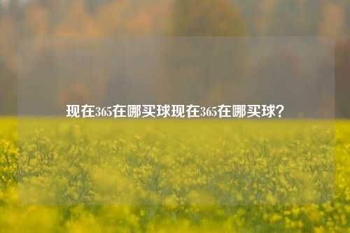 现在365在哪买球现在365在哪买球？