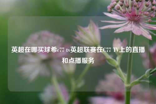 英超在哪买球希c77 tv英超联赛在C77 TV上的直播和点播服务